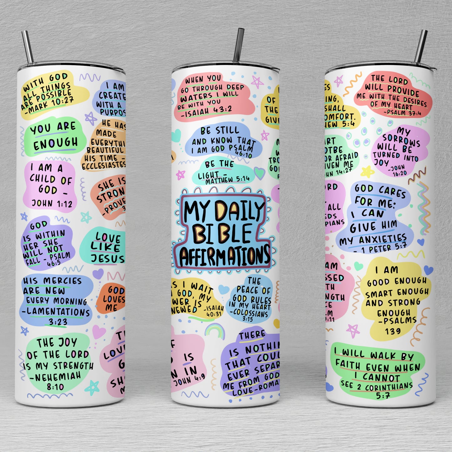 Bible Verse Tumblers, Christian Tumbler, Christian Coffee Mugs, Bible Verse Gifts