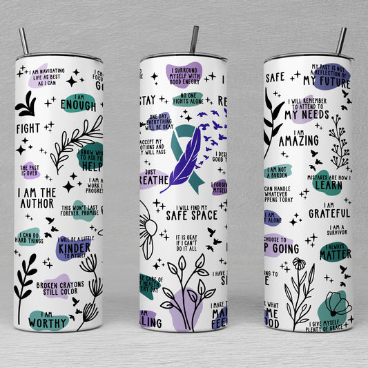 Self Love Tumbler, Stress Relieving Gifts For Her, Gifts For People With Anxiety