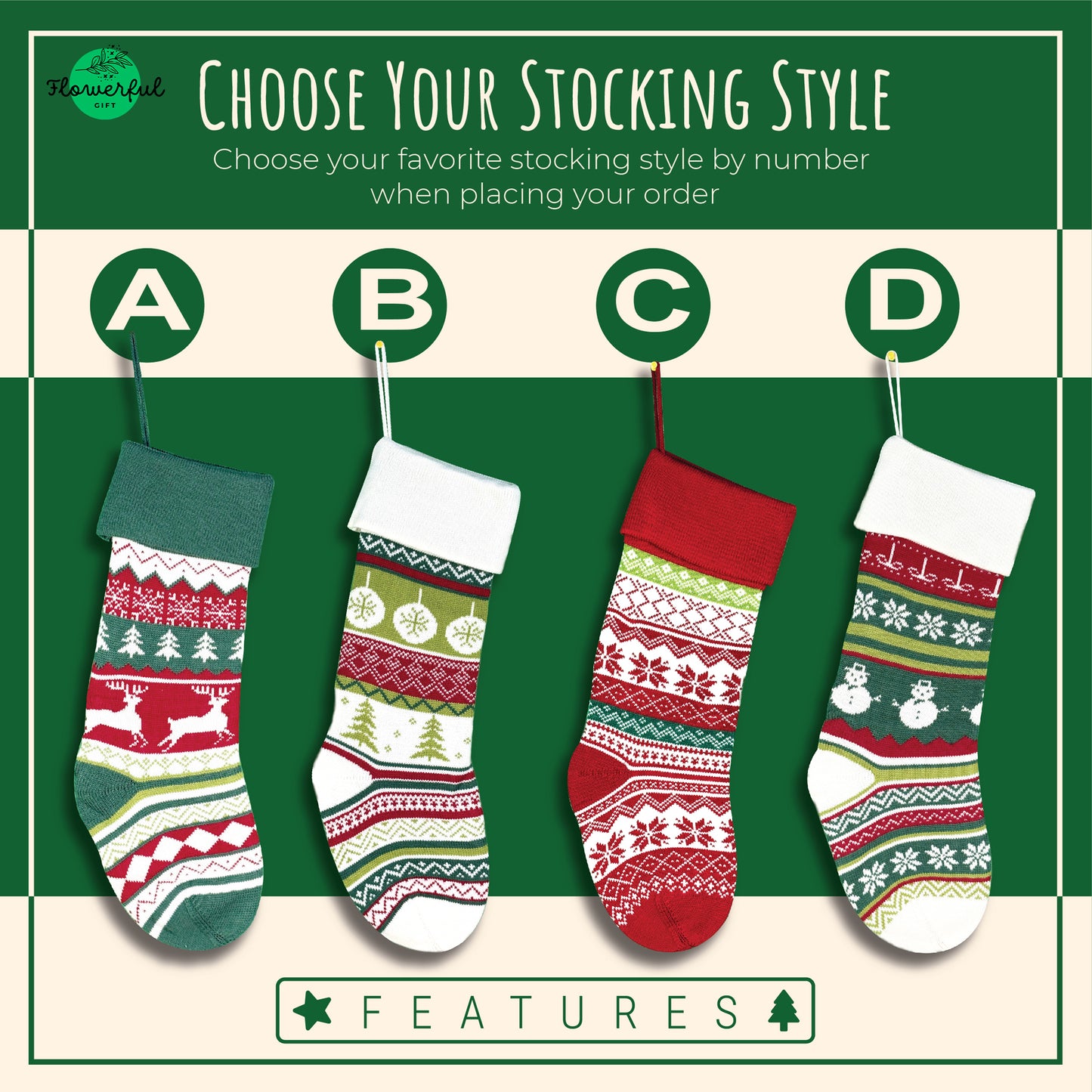 Personalised Knitted Christmas Stocking, Xmas Stockings, Knit Christmas Stockings, Personalized Christmas Stockings, Christmas Decor