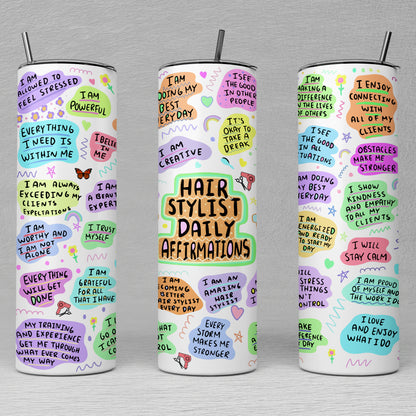 Hair Stylist Tumbler, Gift For Hair Stylist, Mental Health Gift, Mental Health Matters