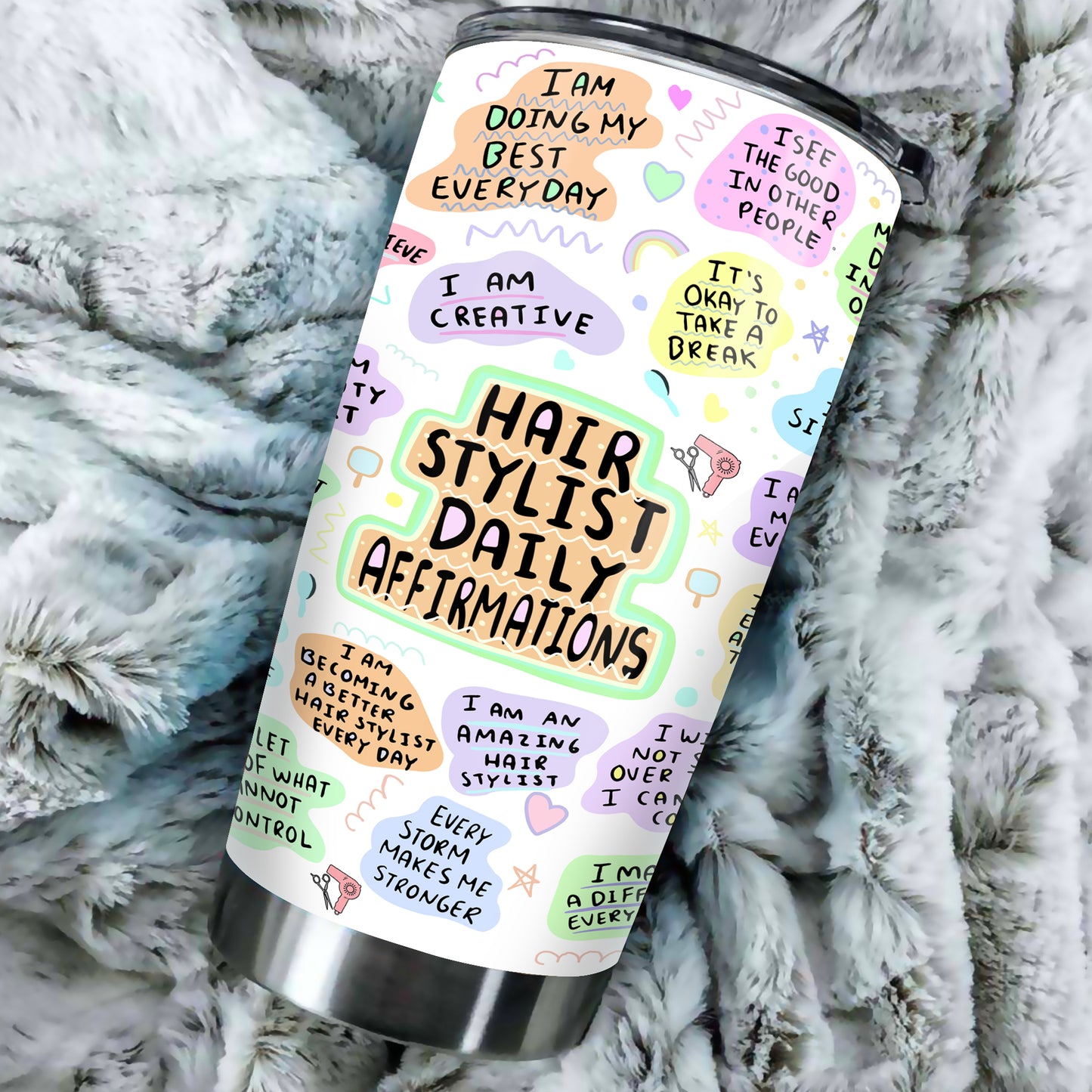Hair Stylist Tumbler, Gift For Hair Stylist, Mental Health Gift, Mental Health Matters