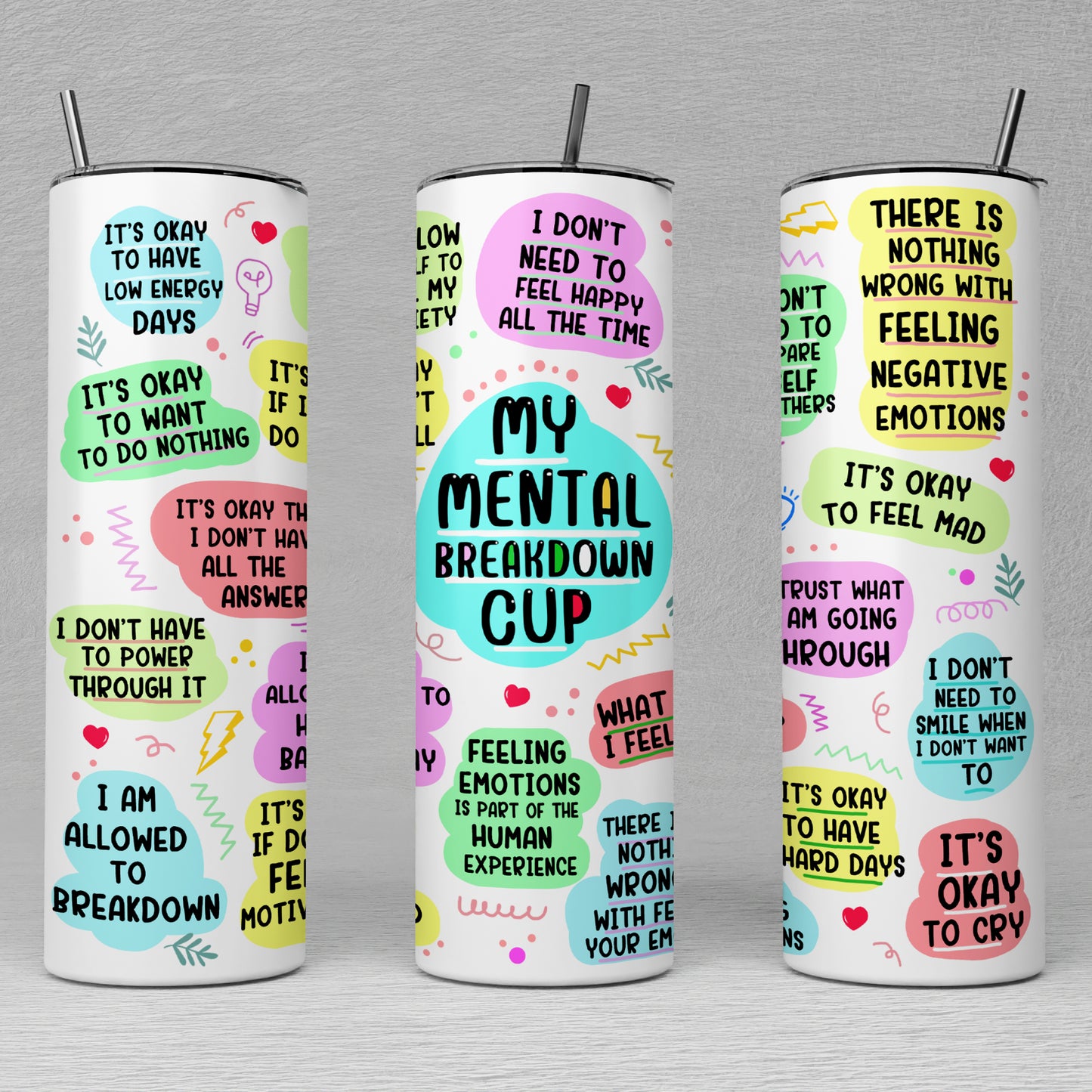 My Mental Breakdown Tumbler, Mental Health Gifts, Gifts That Help With Anxiety