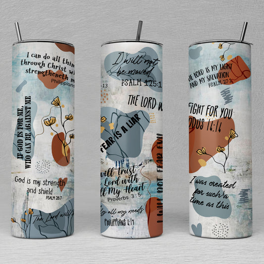Fear Is A Liar Cups, Christian Tumbler, Christian Coffee Mugs, Christian Gift
