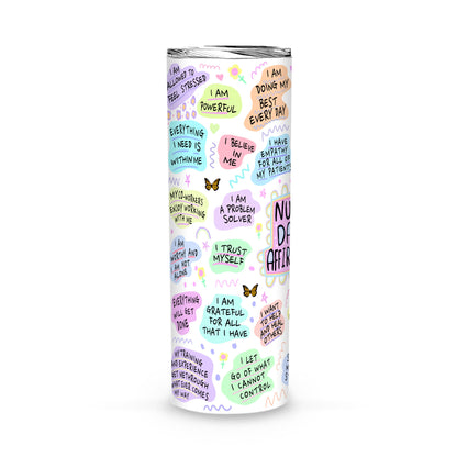 Nurse Affirmation Tumbler, Personalized Nurse Tumbler, Mental Health Gift, Self Care Gift