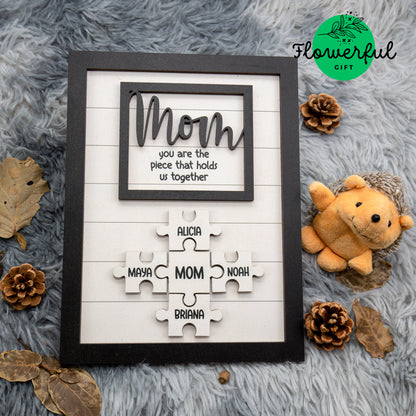 FLW34 First Mom Now Grandma Wooden Sign