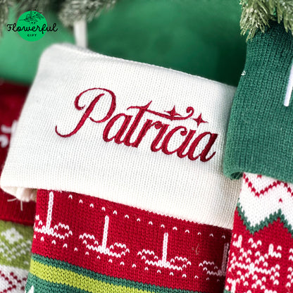 Custom Embroidered Stockings, Christmas Stockings With Names, Monogram Stocking, Personalized Christmas Stockings, Christmas Decor
