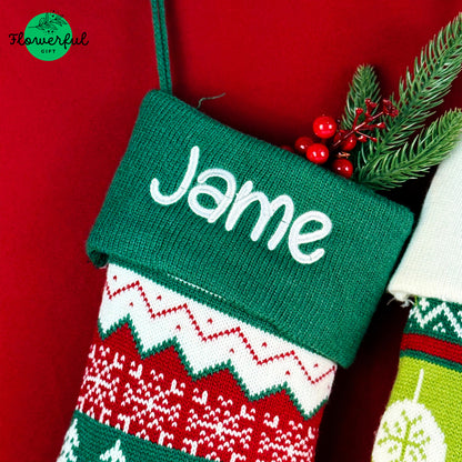 Custom Embroidered Stockings, Christmas Stockings With Names, Monogram Stocking, Personalized Christmas Stockings, Christmas Decor